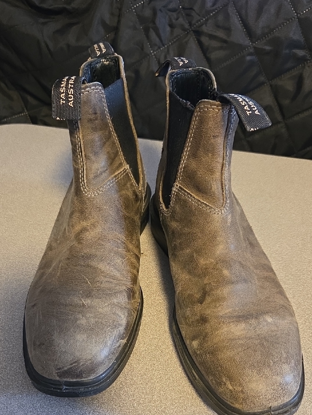 Blundstone Brown Leather Chelsea Ankle Boots